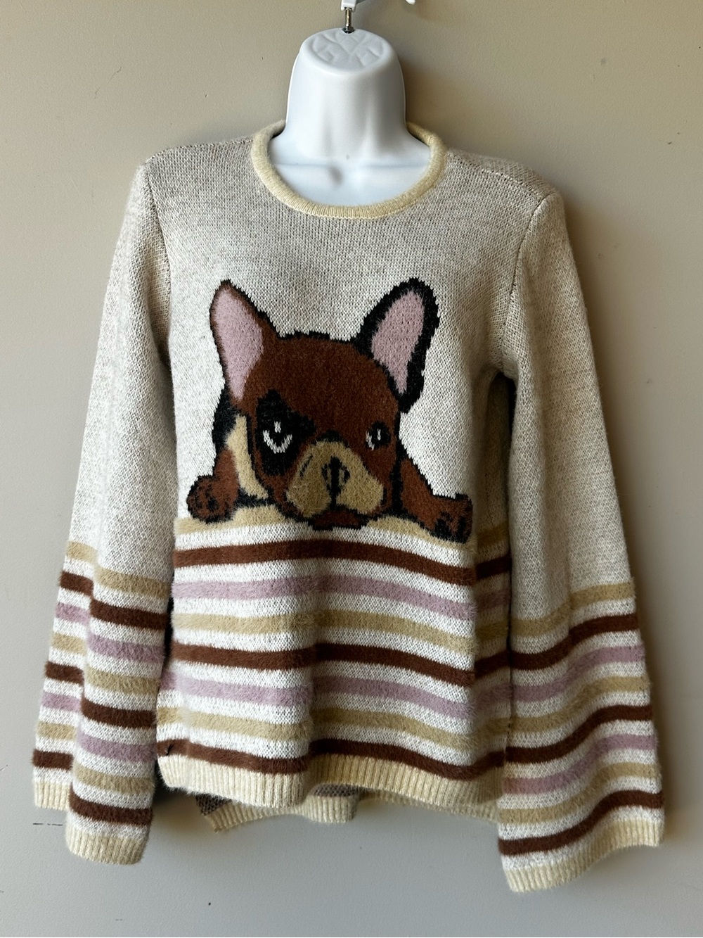 Debbie Shuchat French Bulldog Knit Sweater - Picture 9 of 9